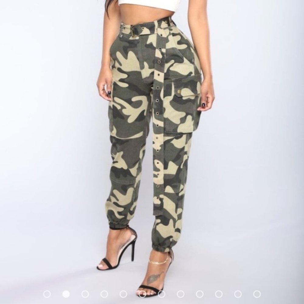 Fashion Nova Camo Joggers